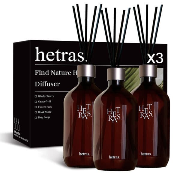 헤트라스 hetras. 대용량 디퓨저 500ml 3개입 실내 방향제