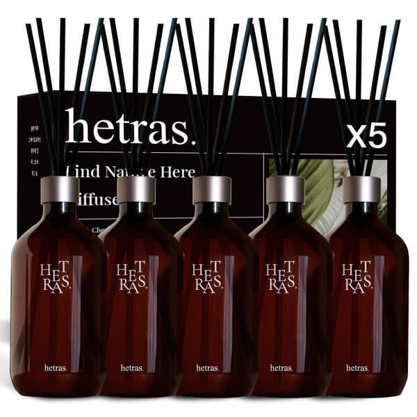 헤트라스 hetras. 대용량 디퓨저 500ml 5개입 실내 방향제
