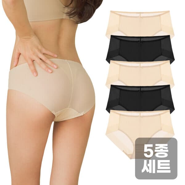 ♡이너샵♡ (5매세트) 비비안 외 여성 노라인 햄팬티 심리스 모달