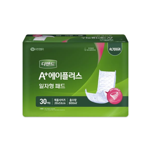 포원세상 디펜드 속기저귀 일자형 30매X6팩