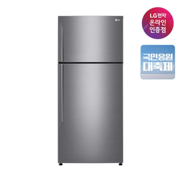 LG전자공식인증점YKG LG 디오스 일반냉장고 B502S33 507L 2도어