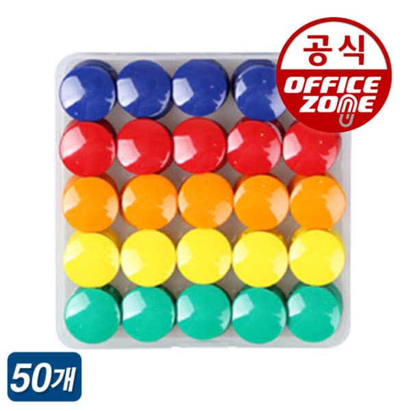 오피스존(주) FOB 강력자석홀더 MH-50 원형 26mm 50개 - 최저가 15,500원