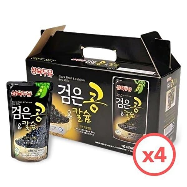SK스토아TV쇼핑 삼육두유 검은콩앤칼슘 두유 190ml x 80팩