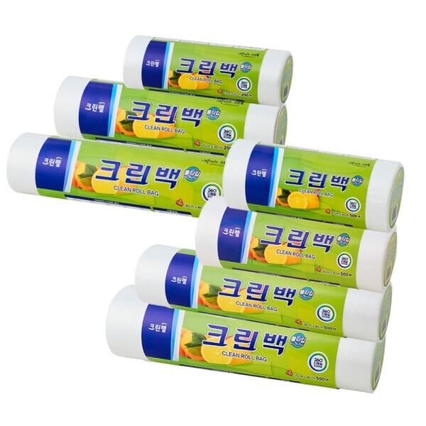 mongstore 크린랲 일회용 비닐 봉투 위생팩 롤팩