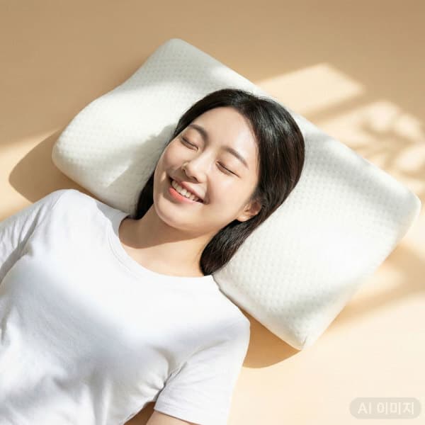조은자리 메모리폼 경추베개 거북목 일자목