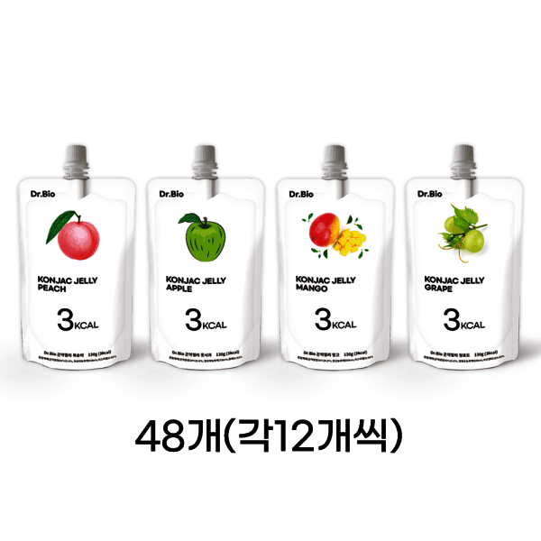 neofood 디알바이오 곤약젤리 48개 (4가지맛 12개씩) 실속포장 - 최저가 17,500원
