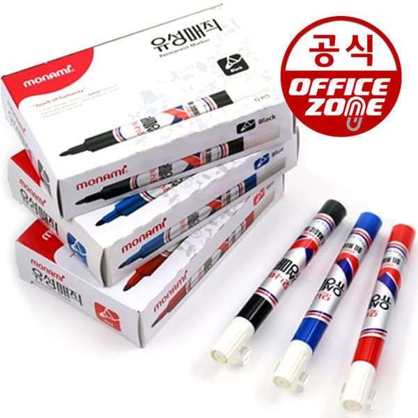 오피스존(주) 모나미 유성매직 12자루