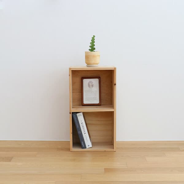갤러리데코 삼나무 2단 책장 330 DIY 원목책장 - 최저가 26,900원