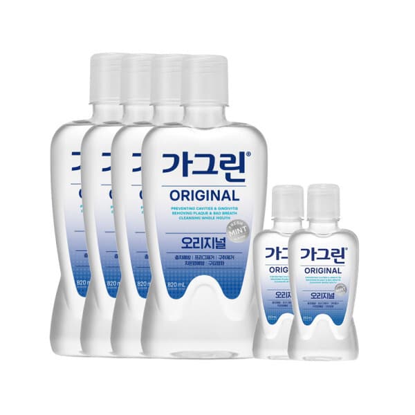 동아제약-스타배송 동아제약 가그린 오리지널 820ml 4개 + 250ml 2개 - 최저가 26,900원