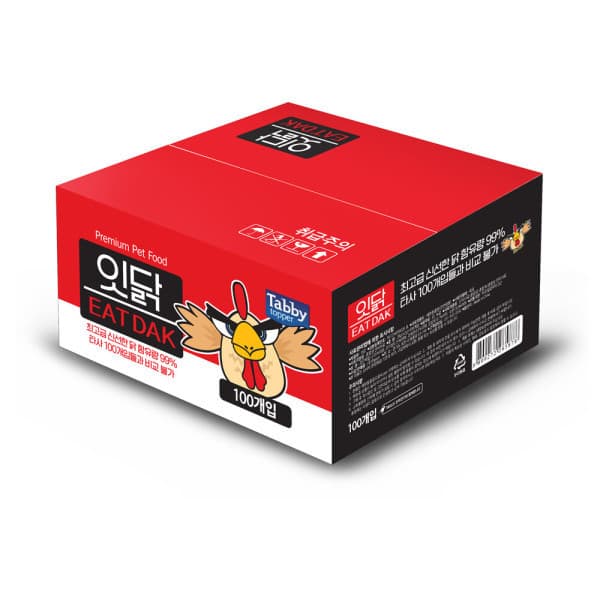 국민펫샵 테비 잇닭 20g x 100개 대용량 닭가슴살 - 최저가 20,400원