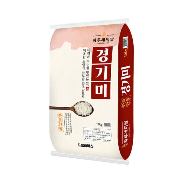 하루세끼쌀 25년 햅쌀 프리미엄 경기미 10kg 당일도정