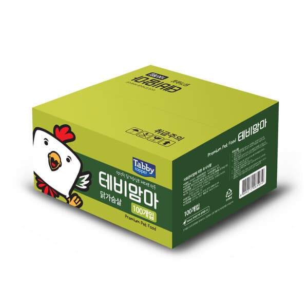 국민펫샵 테비맘마 닭가슴살 20g x 100개