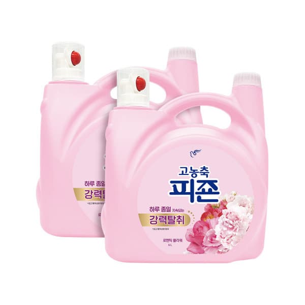 피죤-스타배송 고농축피죤 오리지널 강력탈취 6L 2개 로맨틱플라워