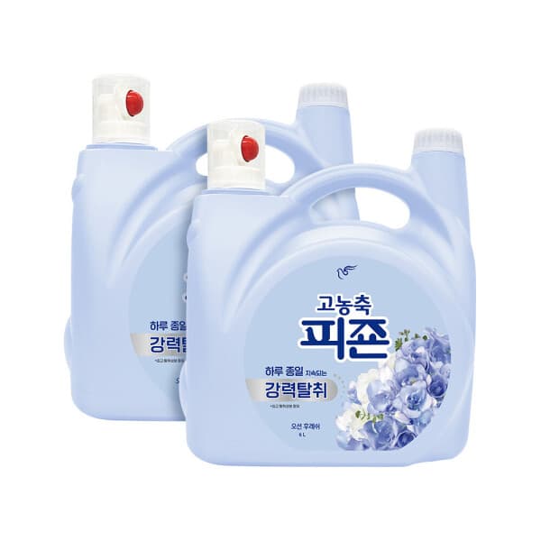 피죤-스타배송 고농축피죤 오리지널 강력탈취 6L 2개 오션후레쉬 - 최저가 37,900원