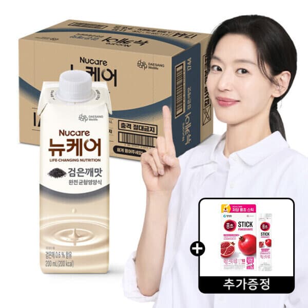 대상웰라이프스타배송 뉴케어 고소한 검은깨 200ml X 24팩