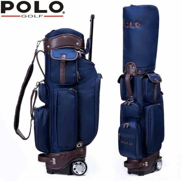 식스엔몰 POLO 캐디백 골프가방 남성 바퀴 달린 경량 - 최저가 199,000원
