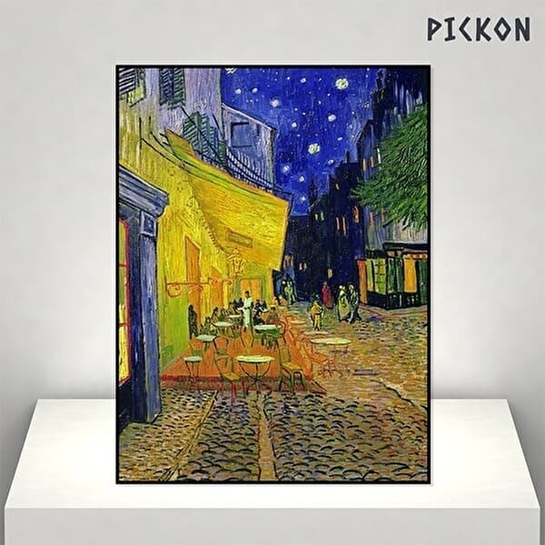 SK스토아TV쇼핑 픽콘 명화액자 반고흐 밤의 카페 테라스