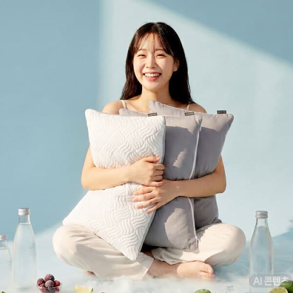 조은자리 국산 경추베개 냉감 쿨링 듀라론 - 최저가 21,800원