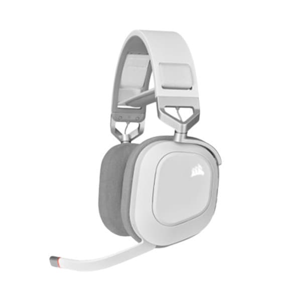 씨알텍샵 커세어 HS80 RGB WIRELESS 게이밍 헤드셋 화이트 - 최저가 179,900원