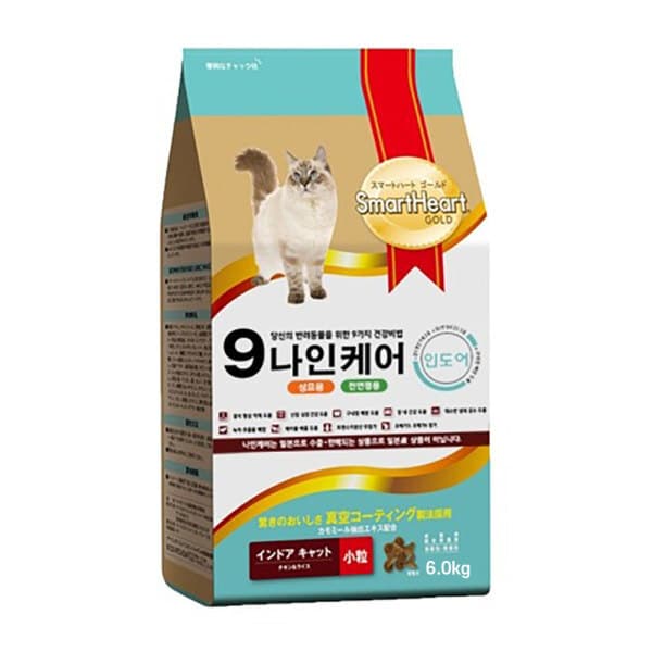 우리집상전 나인케어 인도어 6kg 고양이 사료