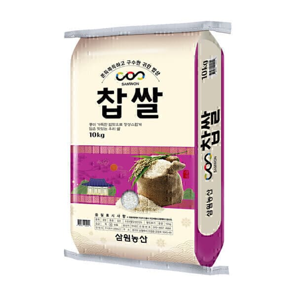 주식회사삼원농산 삼원농산 찹쌀 10kg 2025년산 - 최저가 37,000원