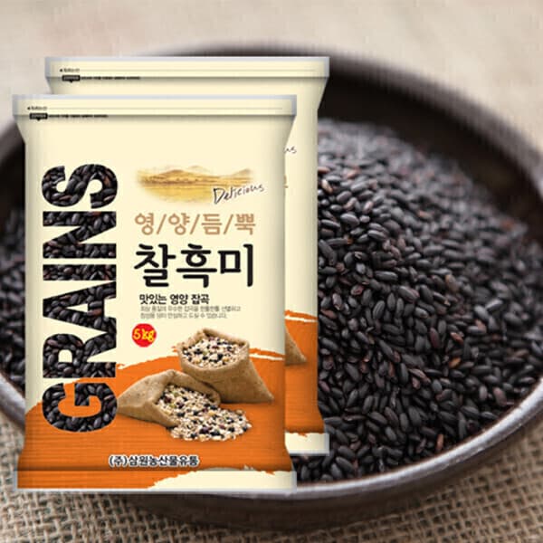 주식회사삼원농산 삼원농산 찰흑미 5kg 2개 2025년산
