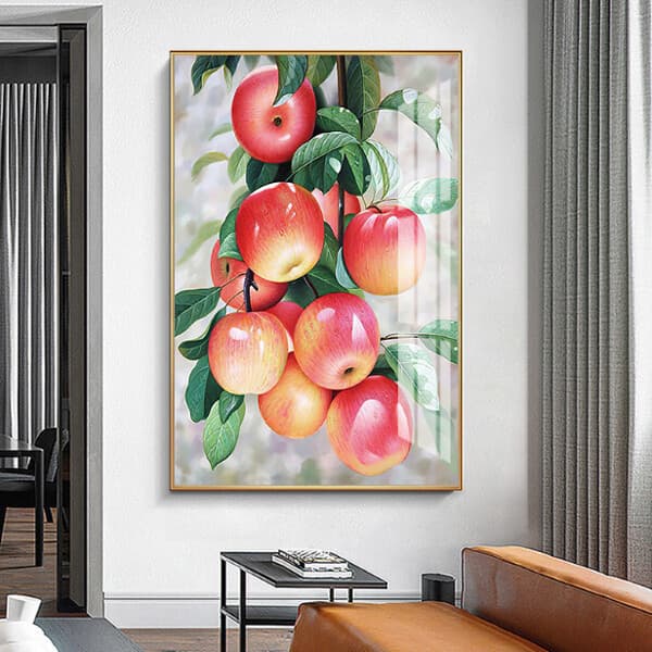 STIX 보석십자수 캔버스 행운을 부르는 홍사과 40cmx50cm 액자형 - 최저가 21,800원