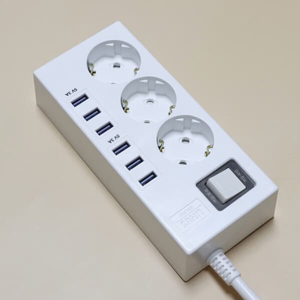 사이툴스 라이너스 USB 6포트 멀티콘센트 3구 1.5M - 최저가 26,780원