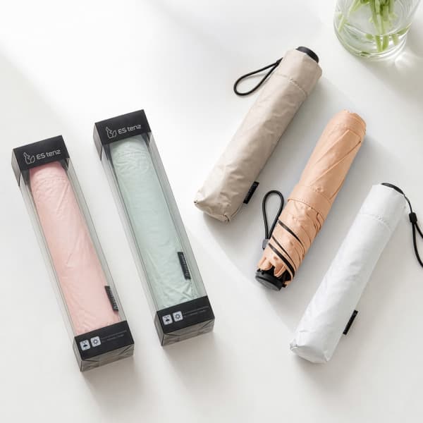 바다통상 에스텐즈 초경량 암막 5단 미니 양산 104g 자외선차단