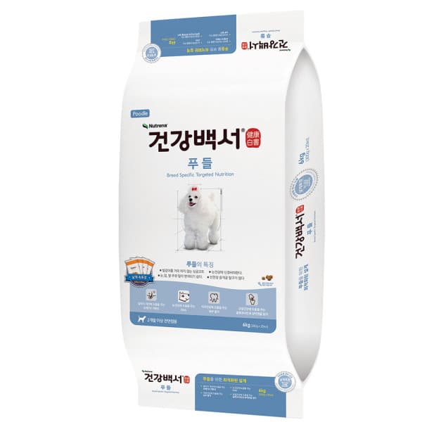 펫트리츠 건강백서 강아지사료 푸들 6kg - 최저가 33,900원