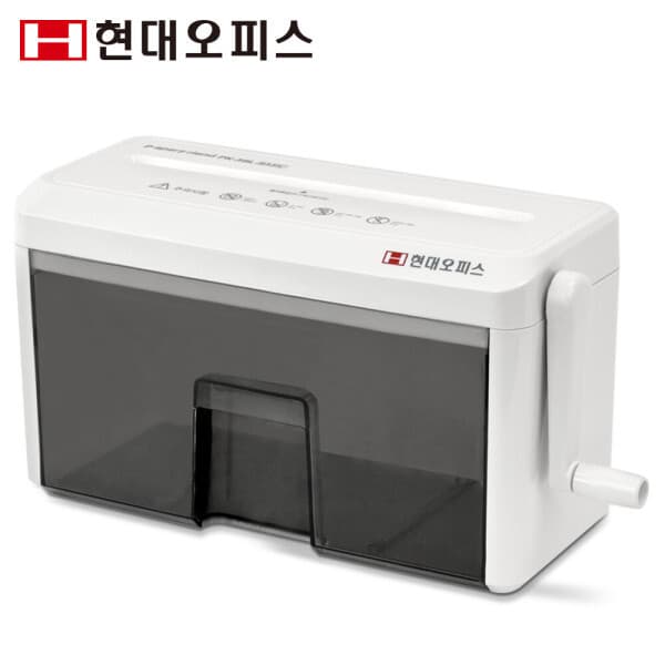 (현대오피스) 수동문서세단기 PK-38L 소형 가정용 영수증 파쇄기