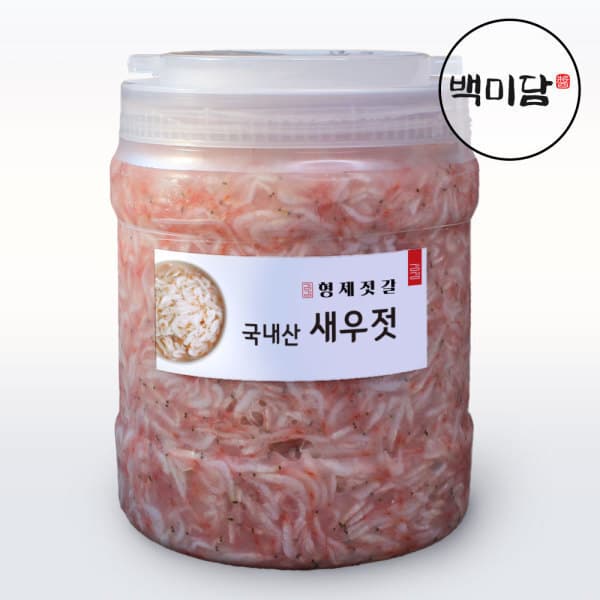백미담몰 국산 새우젓 프리미엄 추젓 2kg