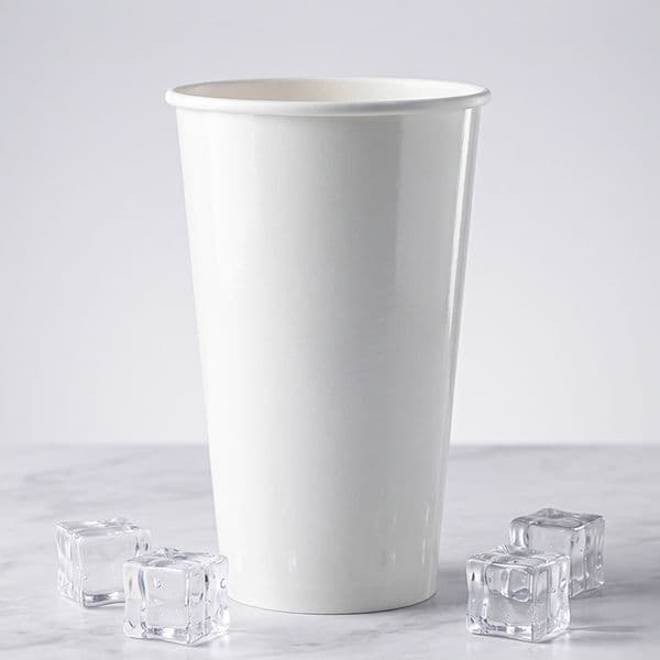 coffee7 커피세븐 아이스종이컵 950ml 32온스 무지 음료컵 500개 양면코팅 - 최저가 64,260원