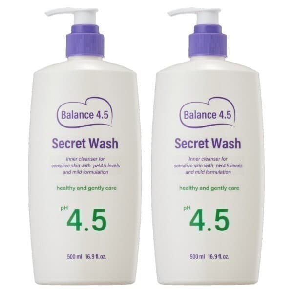 plusmi 여성청결제 질세정제 500ml 2개 약산성 pH4.5 - 최저가 13,500원