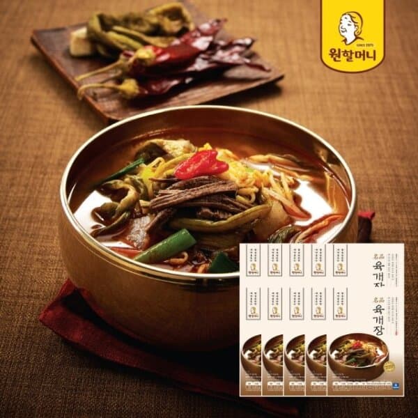 쇼핑엔티 원할머니 명품육개장 600g 10팩 - 최저가 36,800원