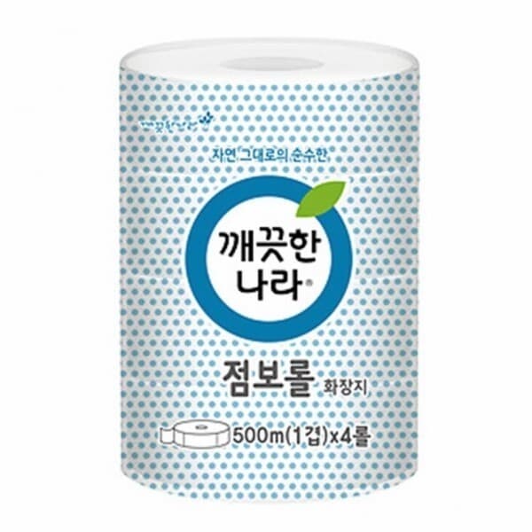jjintangdy 점보볼화장지 500M 1겹 4롤