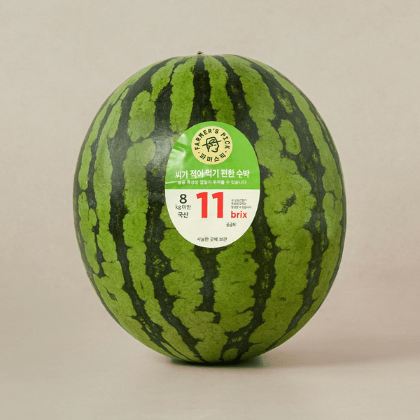 이마트몰쓱배송 씨가 적은 수박 7~8kg