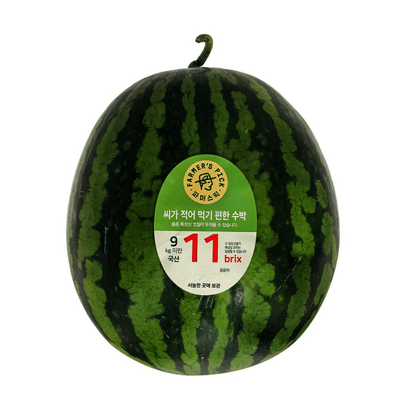 이마트몰쓱배송 씨가 적어 먹기 편한 수박 8~9kg
