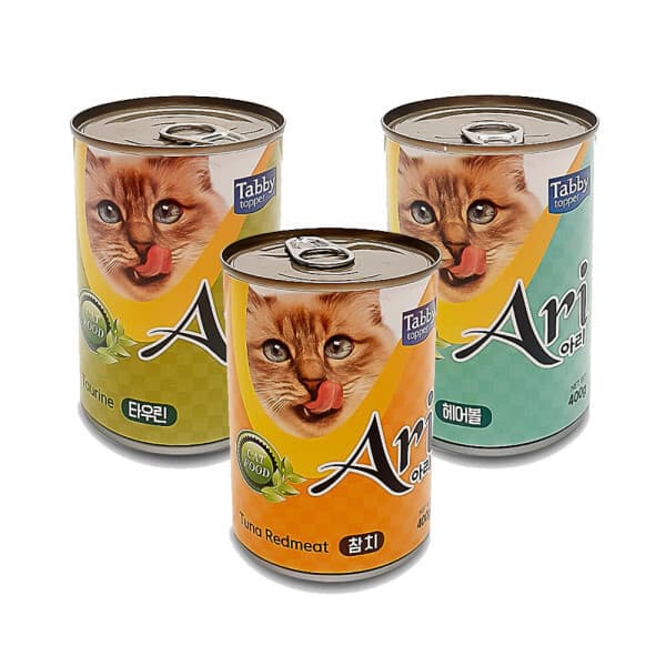 국민펫샵 아리캔 대용량 400g x 12개 3종 고양이캔 - 최저가 16,500원