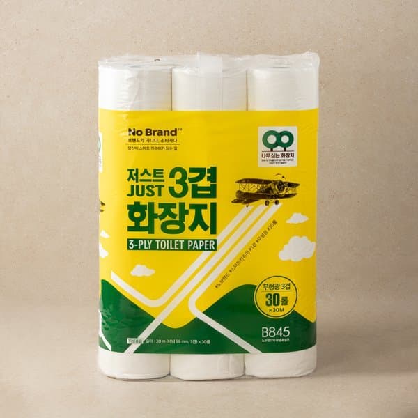 이마트몰쓱배송 노브랜드 JUST 3겹 화장지 30M 30롤