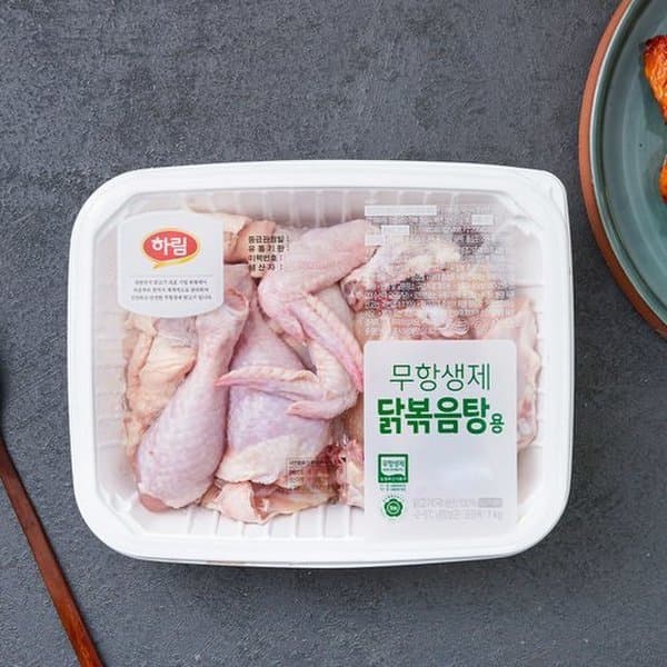 이마트몰쓱배송 하림 무항생제 닭 볶음탕용 1000g