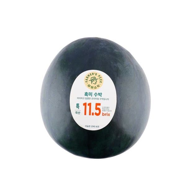 이마트몰쓱배송 흑미 수박 7kg이상
