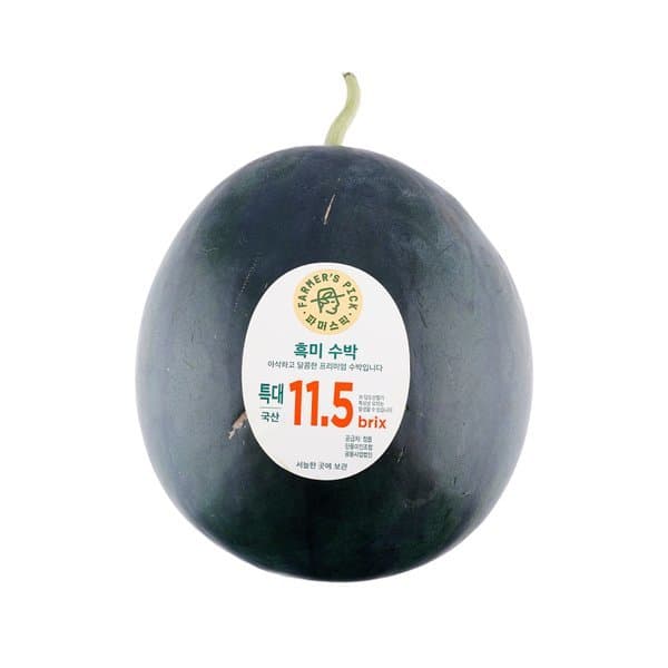 이마트몰쓱배송 흑미 수박 8kg이상