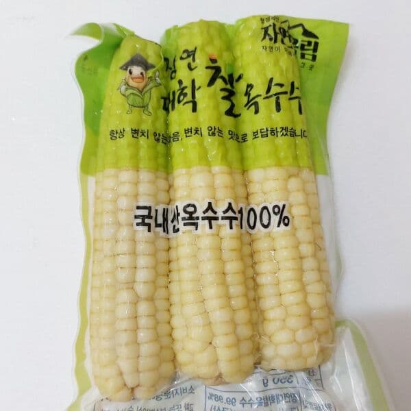 huiminlin 괴산 장연 대학찰옥수수 찐 삶은 냉동 햇찰옥수수 30개 +3개 (15~16cm)