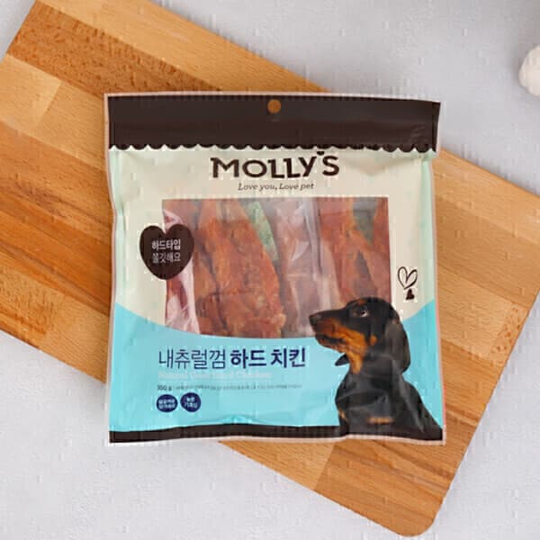 몰리스펫샵 몰리스 내츄럴껌 하드치킨 350g - 최저가 11,800원