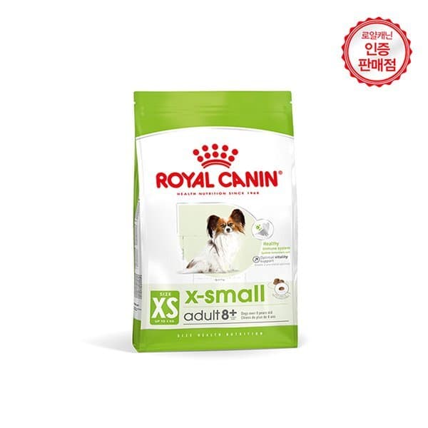 신세계몰 로얄캐닌 강아지사료 엑스스몰 어덜트 8세이상 3kg - 최저가 42,950원