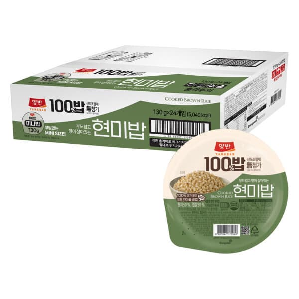 동원에프앤비스타배송 동원 현미밥 130g 24개