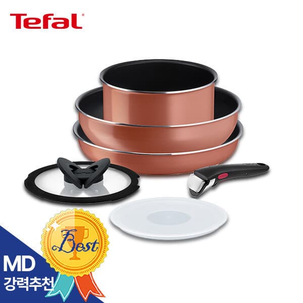 Tefal 테팔 매직핸즈 엑스엘 포스 레드코랄 멀티 6P 프라이팬