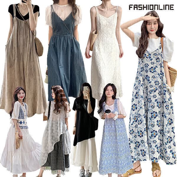 패션라인-fashionline 패션라인 여름원피스 자켓 슬랙스 데님 티셔츠 부츠컷청바지 반바지 반팔 스커트 세트