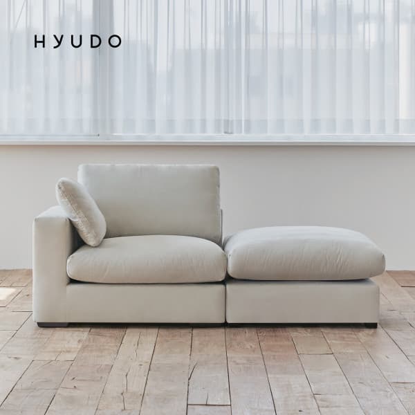Hyudo_휴도 시월의 동백 1770 아쿠아 패브릭 이지클린 오코텍스 3인 카우치 소파